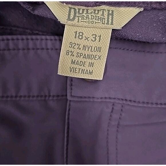 Duluth Womens Black Hills Water-Repellent Winter Pants Sz 18 X 31 Purple - Picture 7 of 16